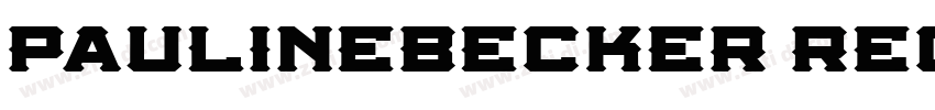 PaulineBecker Regula字体转换